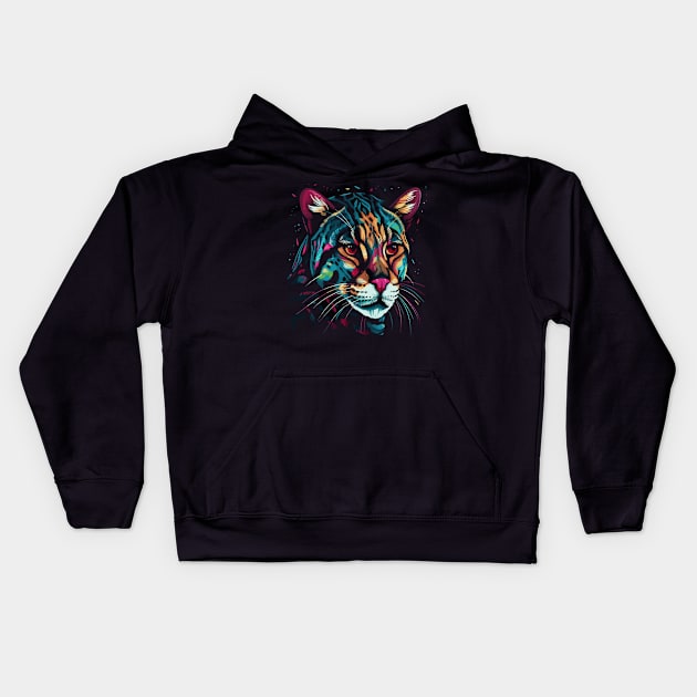 Ocelot Kids Hoodie by JH Mart